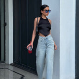 Baggy Boyfriend Light Wash Barrel Jeans