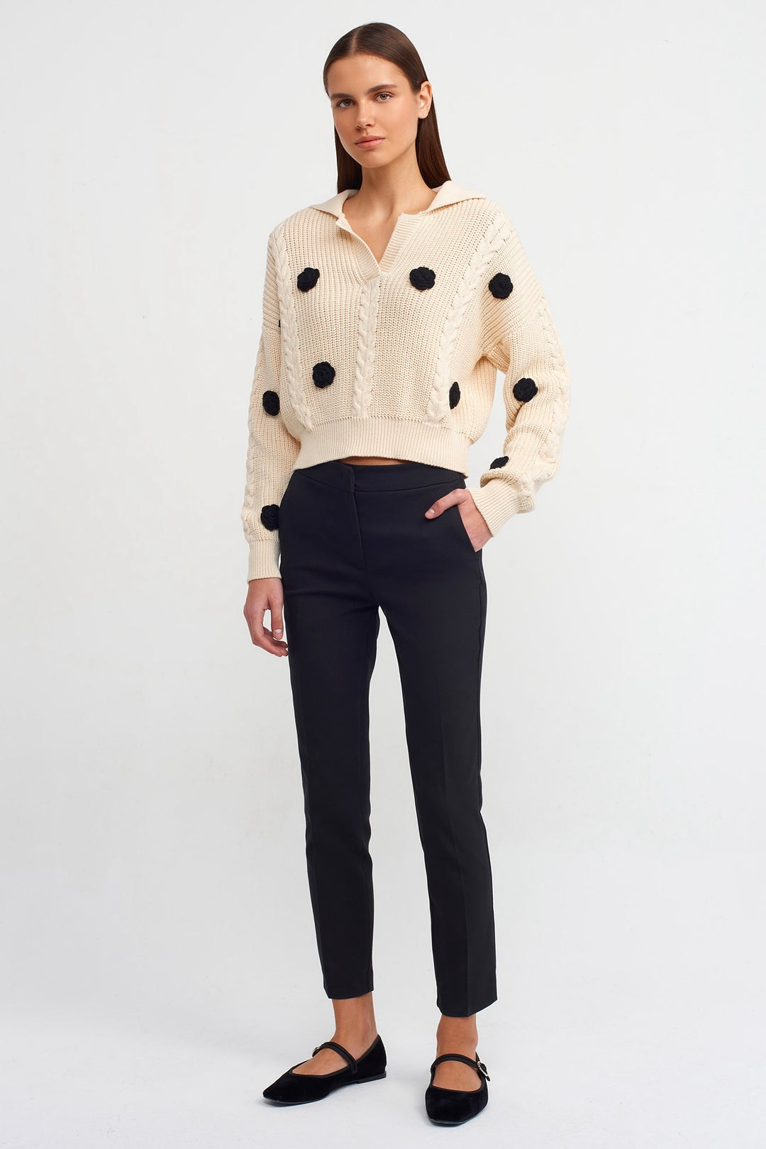 Slim Straight Pants