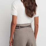 Double Belt Pleated Shorts