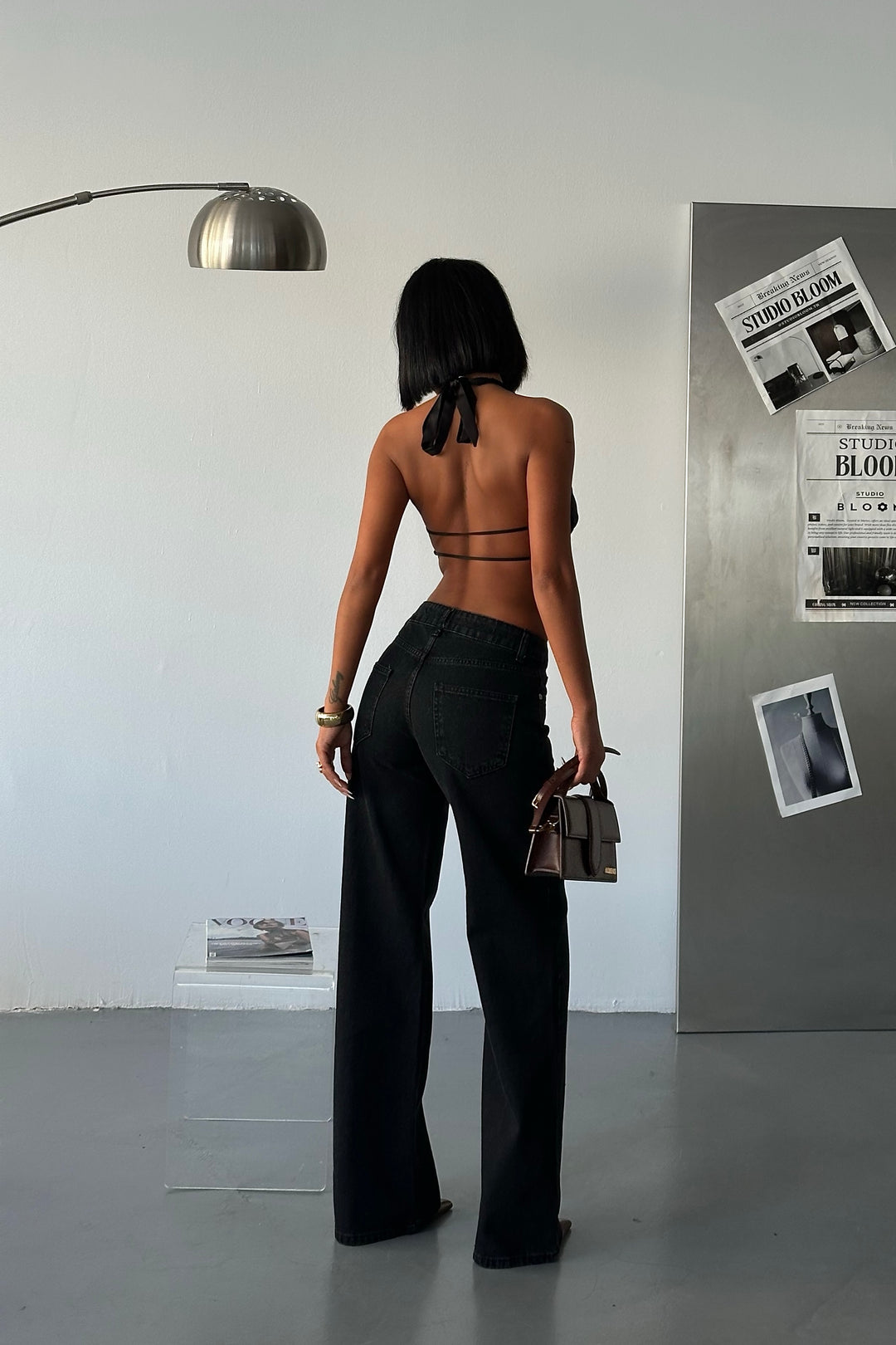 Classic Black Mid Rise Jeans