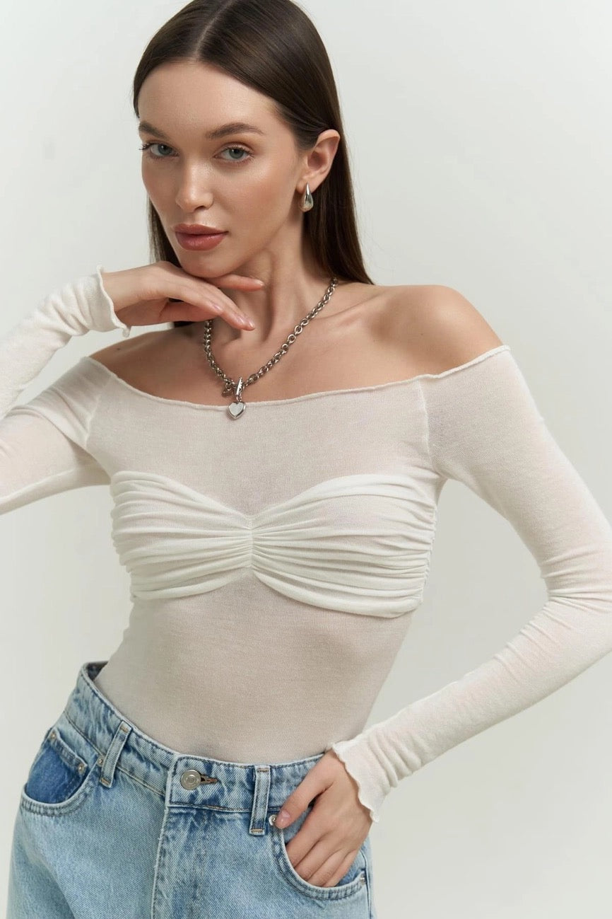 Bralette Style See-Through Top
