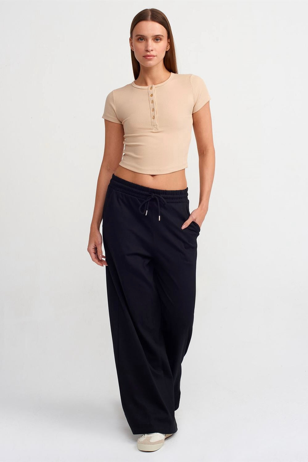 Button Baby Tee