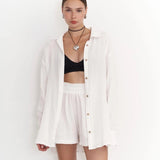 Muslin Shirt Set