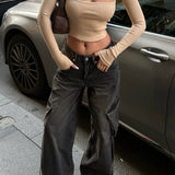 Basic Square Neck Ribbed Top