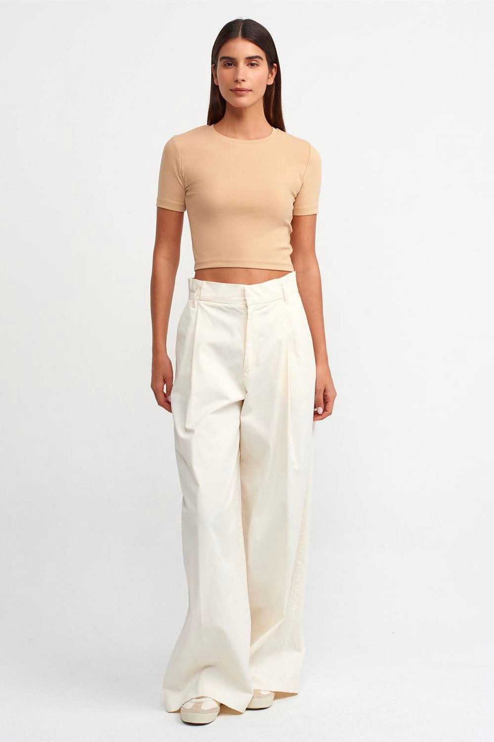 Cotton Cropped T-Shirt