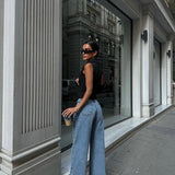 Urban Stripe Oversized Jeans