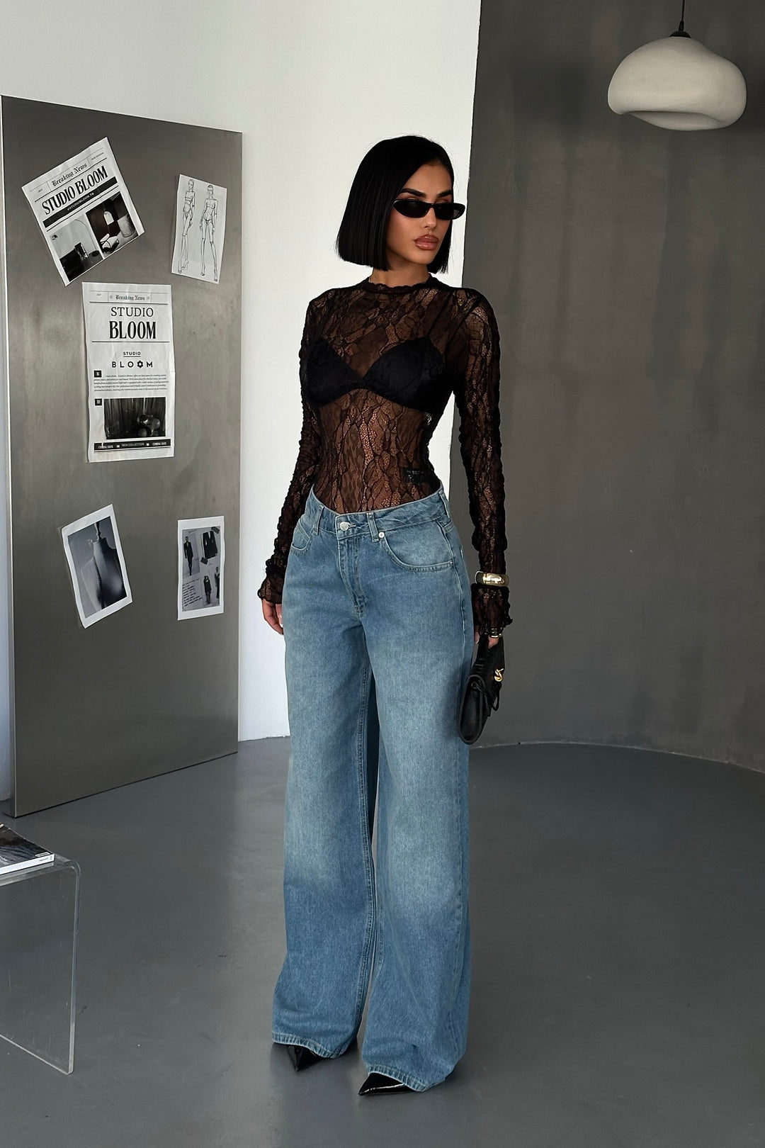 Wide Leg Baggy Jeans