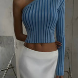 Single Sleeve Crop Top