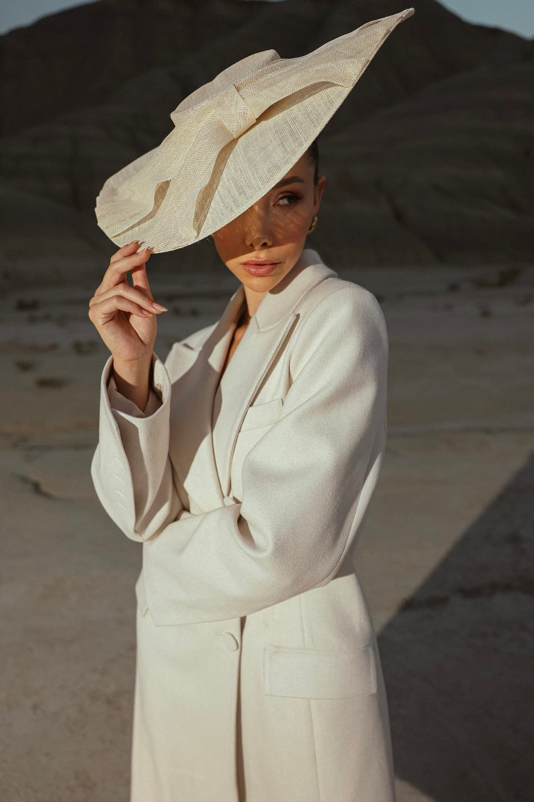 Brala White Long Coat