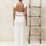 Linen Maxi Skirt