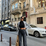 Tight Fit Cargo Jeans