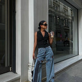 Urban Stripe Oversized Jeans