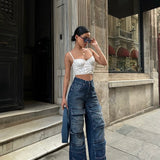 Jayla Full Pockets Cargo Jeans