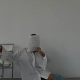 Poplin White Long Shirt