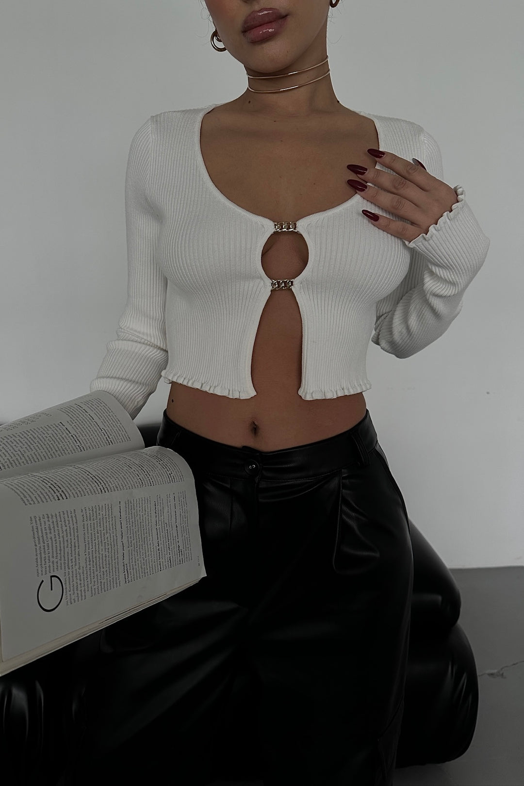 Chain Connect Mini Cardigan