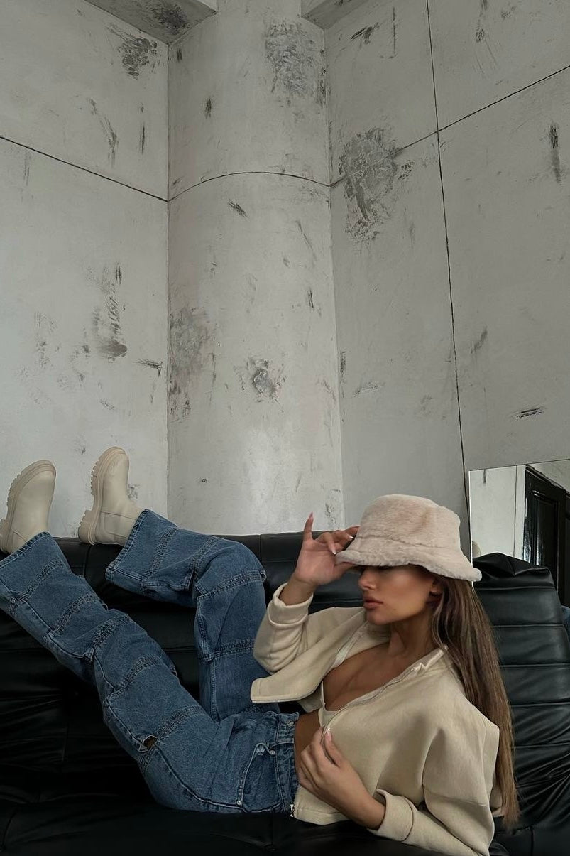 Blacka Cut Pieces Straight Jeans