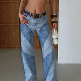 Reverse Two Tone Jeans