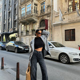 Tight Fit Cargo Jeans