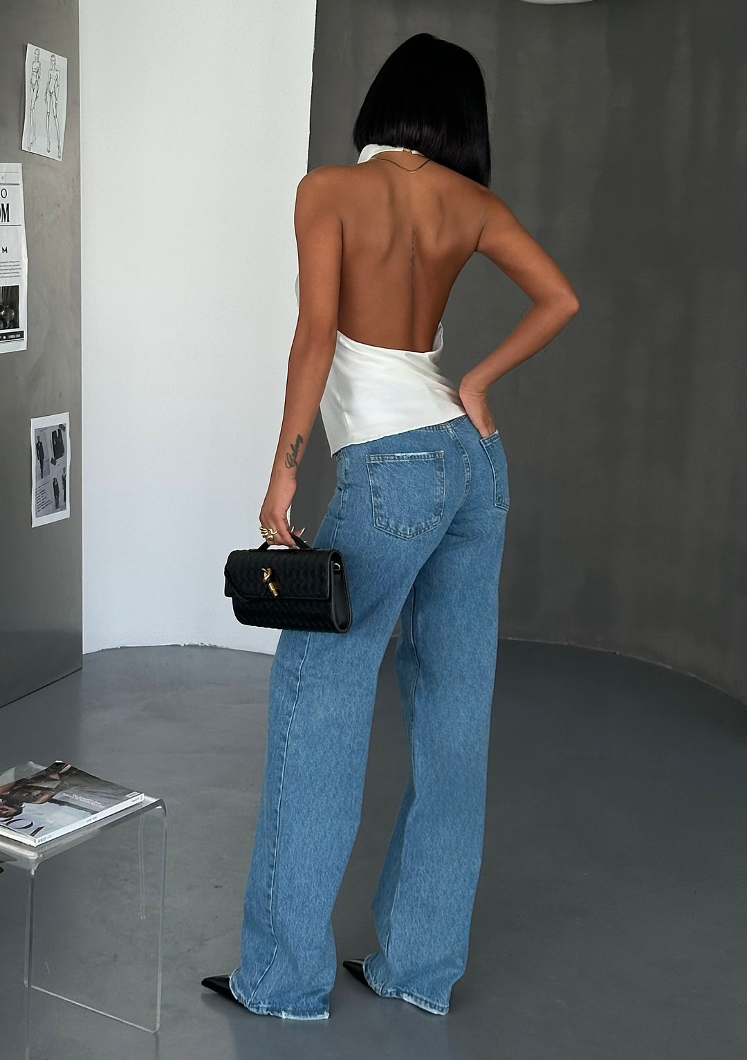 Classic Blue Mid Rise Jeans