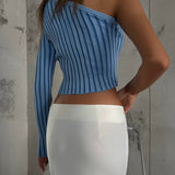 Single Sleeve Crop Top