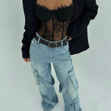 Ultra Cargo Strap Jeans