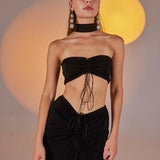 String Tie Front Set