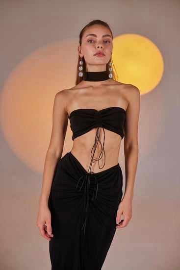String Tie Front Set