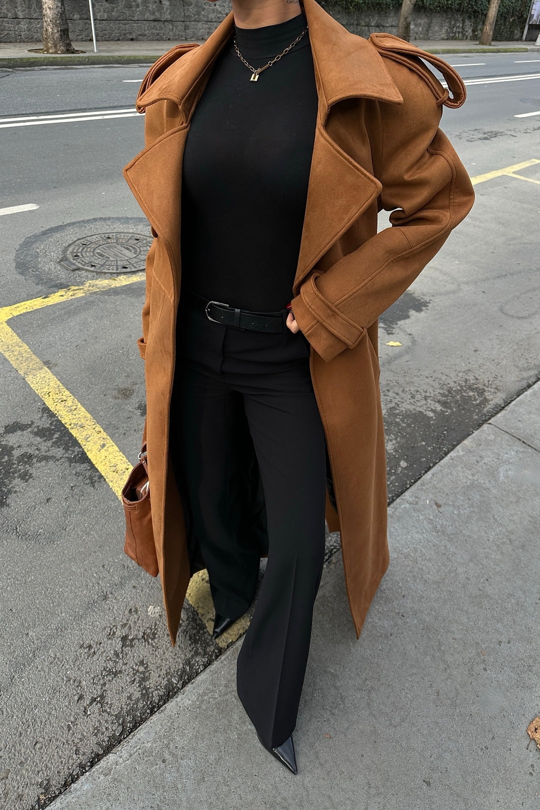 Premium Longline Belted Coat