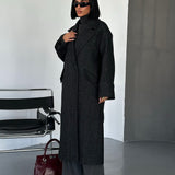 Herringbone Oversize Coat