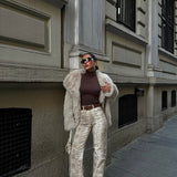 Serpentine Snakeskin Pant