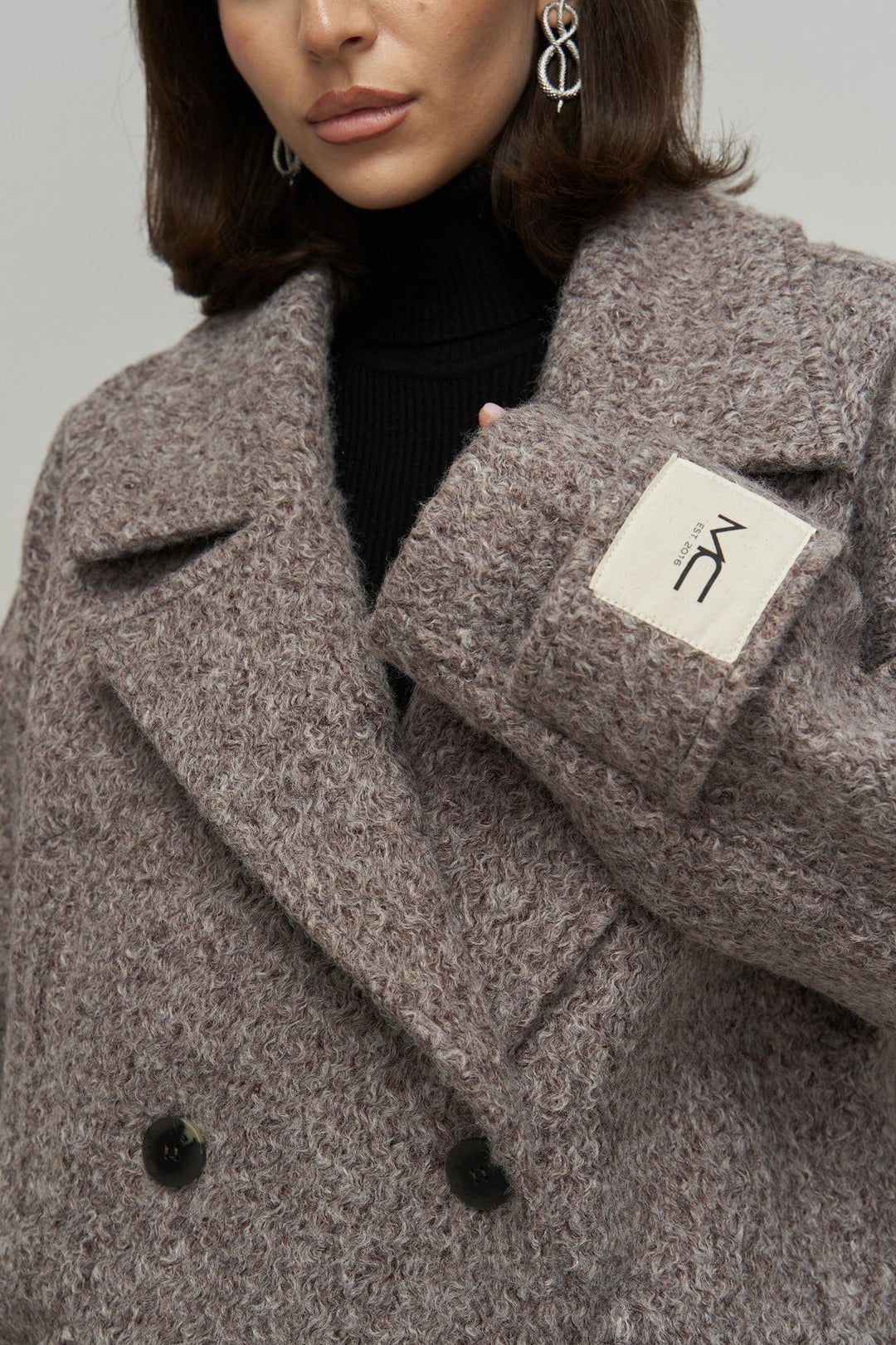 Piral Mulle Collection Oversize Brown Coat