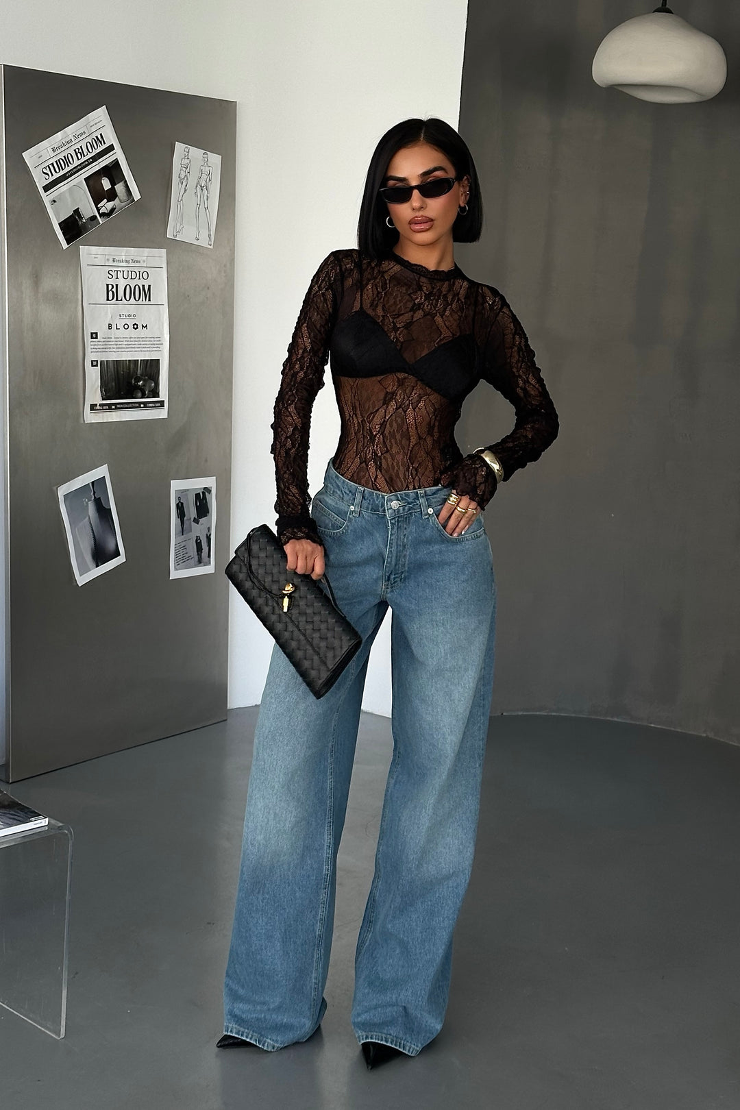 Wide Leg Baggy Jeans