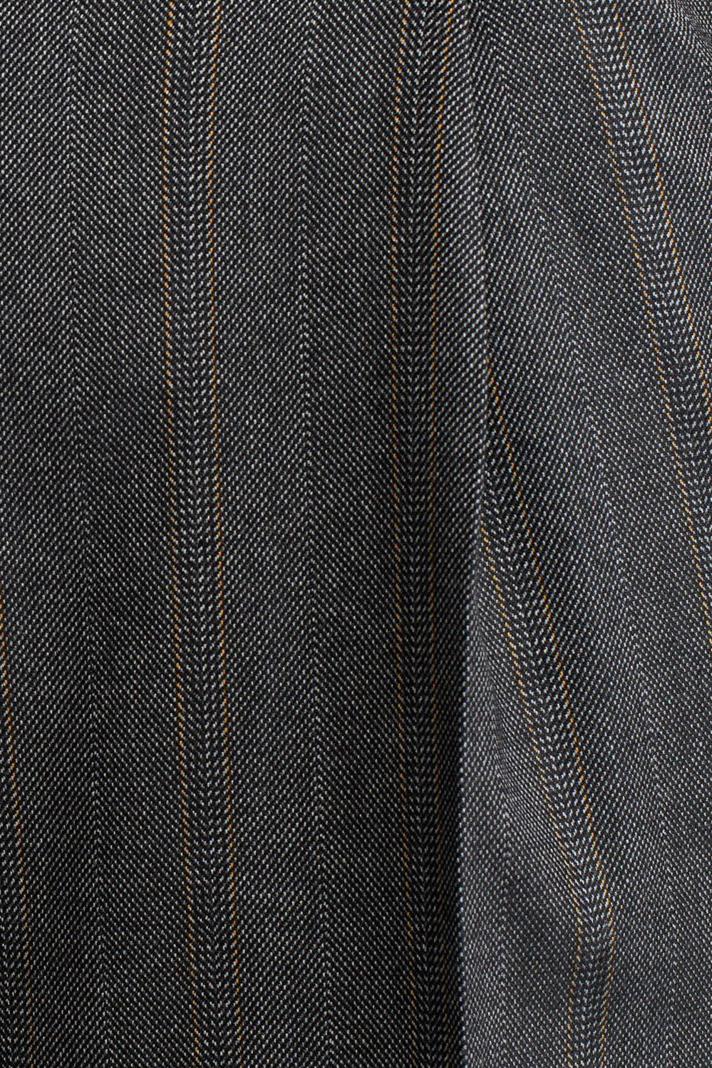 Belted High-Waist Pants - Gray