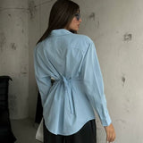 Tie Back Padded Shirt