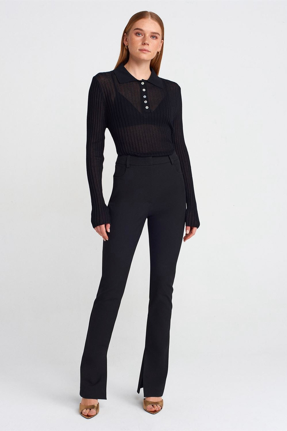 Long Pencil Pants