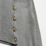 Flared Sleeves Button Up Cardigan