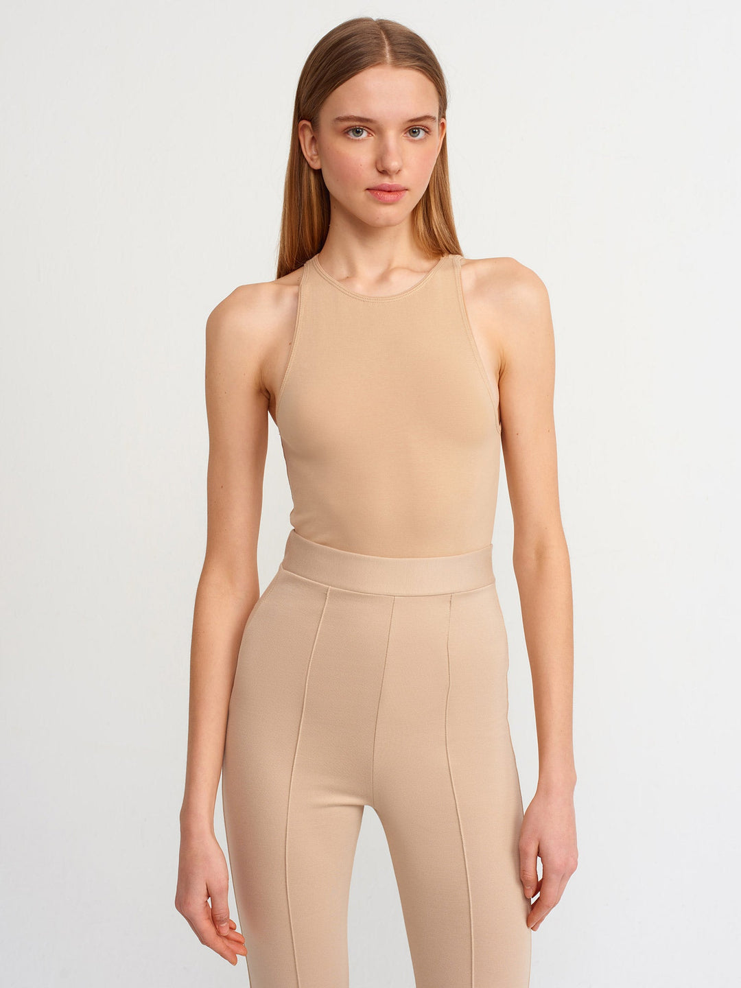 Halter Top Brown