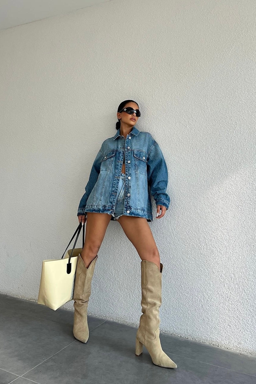 Baggy Jean Jacket