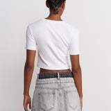 Cotton Cropped T-Shirt