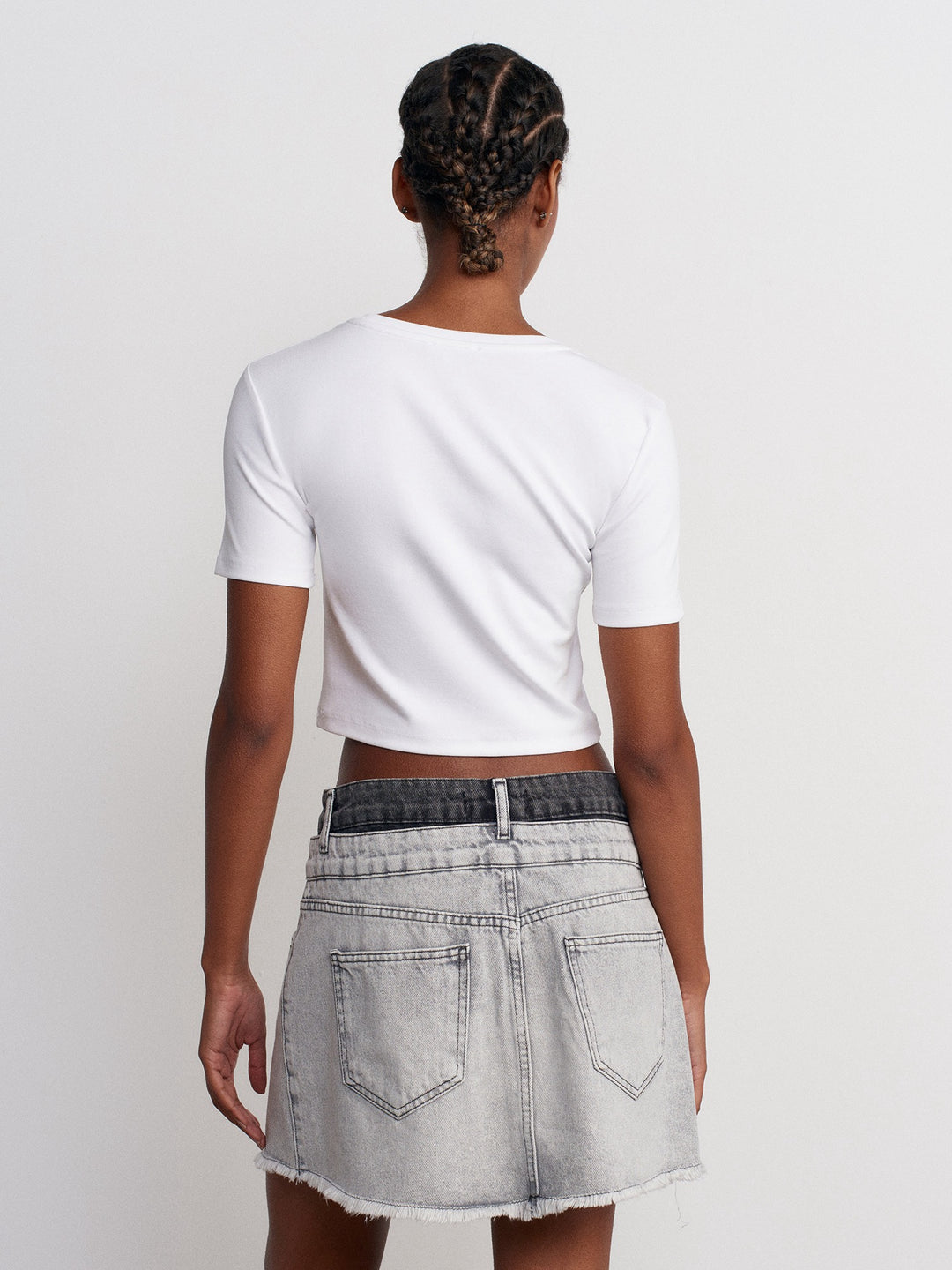 Cotton Cropped T-Shirt