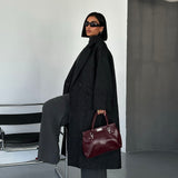 Herringbone Oversize Coat