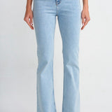 High Waist Stretch Fit Flared Jeans