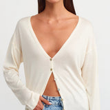 Bikini Over Long Cardigan