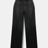 Contour Seam Wide Leg Jeans