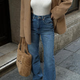 High Waist Palazzo Jeans