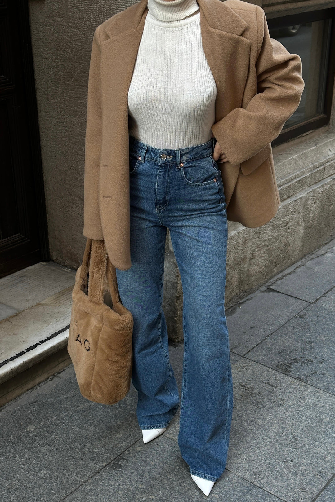 High Waist Palazzo Jeans