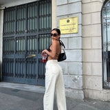 Baggy Ivory Barrel Jeans