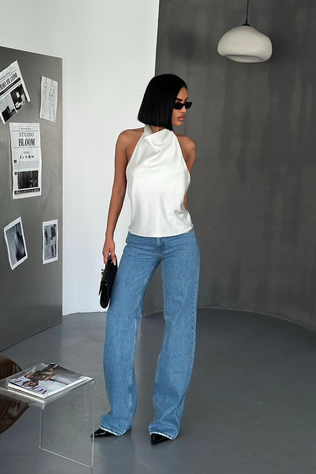 Classic Blue Mid Rise Jeans