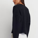 V-Neck Knit Sweater