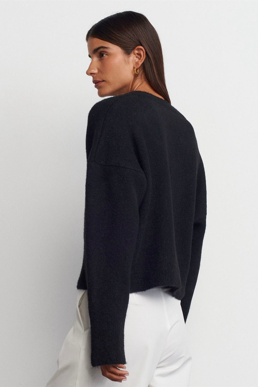 V-Neck Knit Sweater